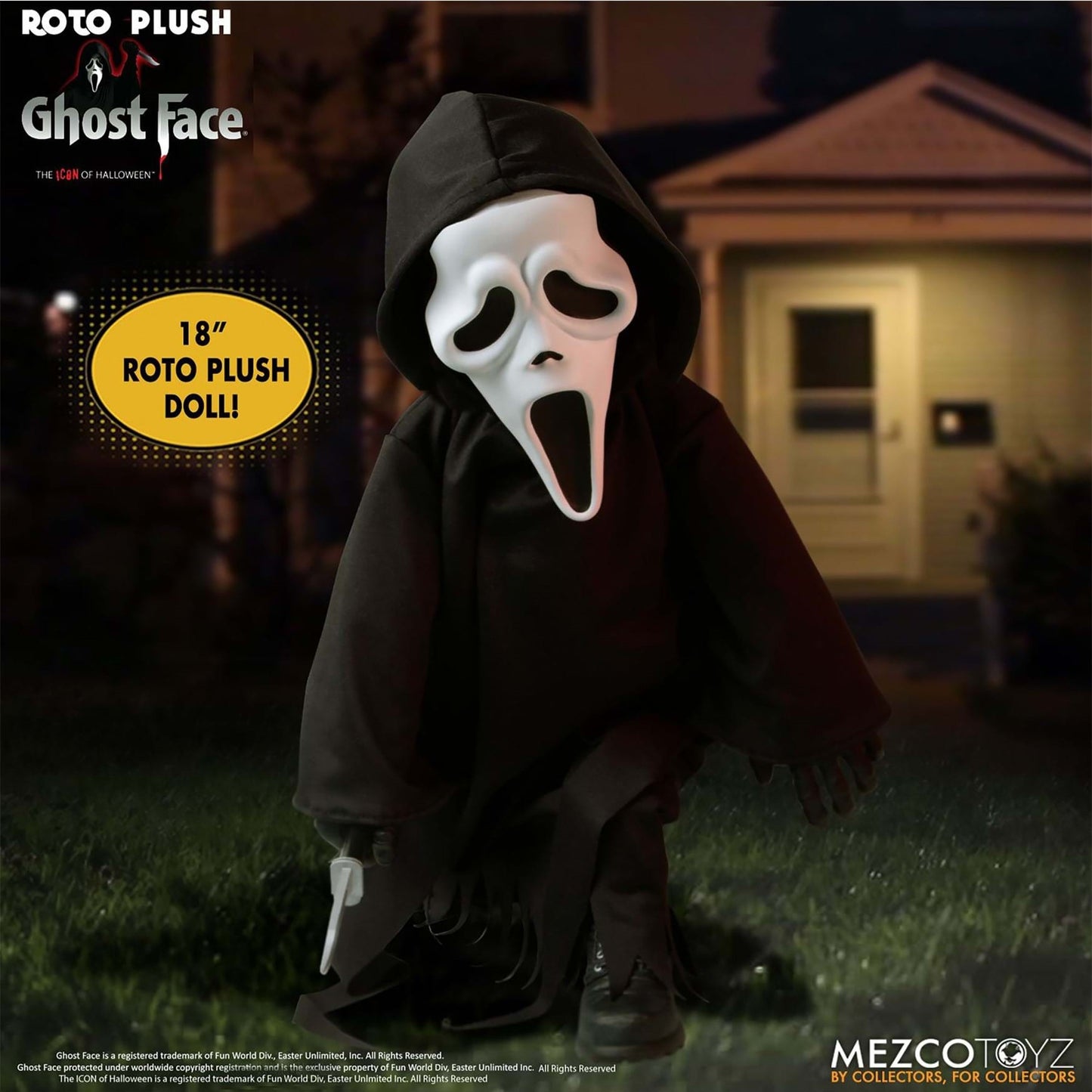 Scream - Ghost Face 18" Roto Plush PREORDER